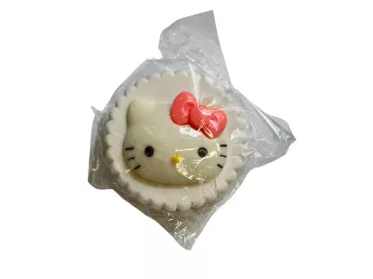   Súprava na ukladanie kontaktných šošoviek s figúrkou Hello Kitty, farba: biela