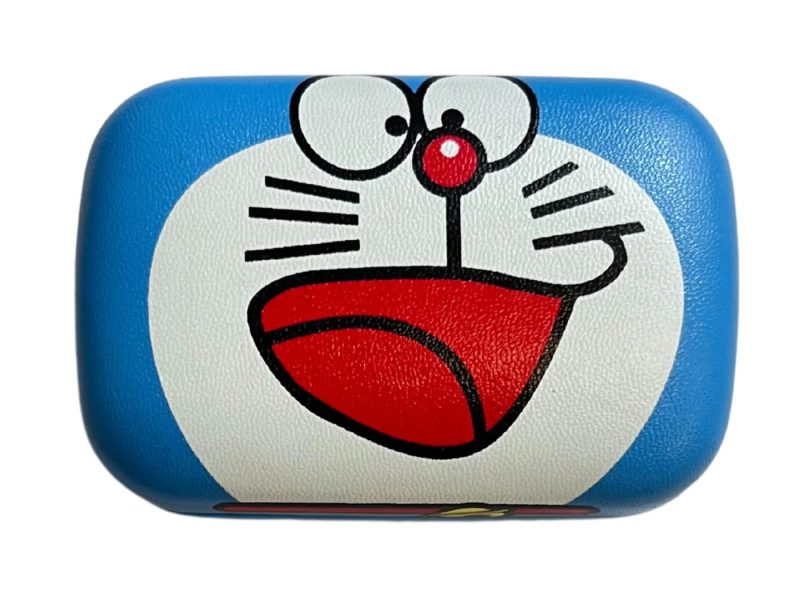 Vzorovaná súprava na uchovávanie kontaktných šošoviek Line Friends, farba: Doraemon