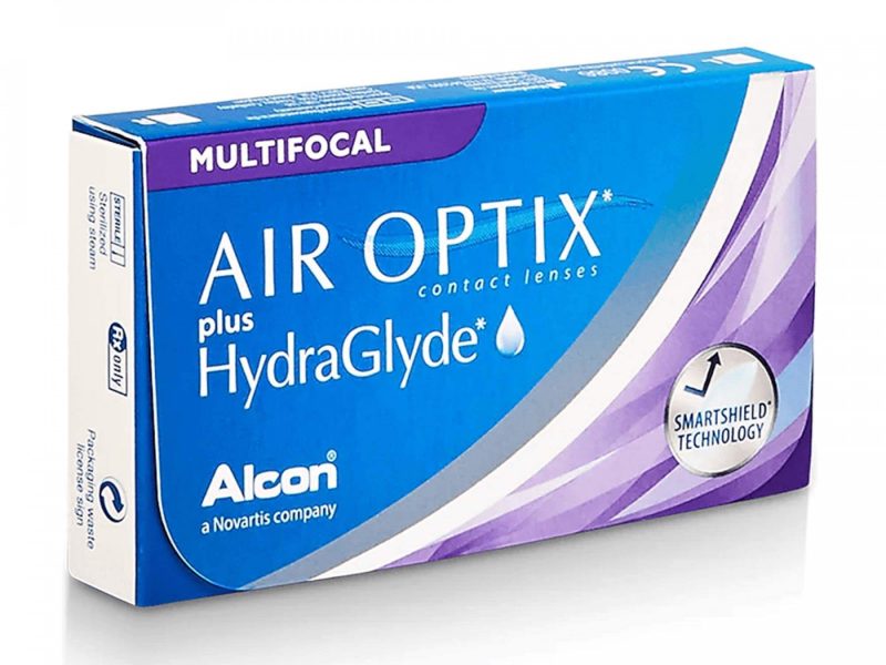 Air Optix plus HydraGlyde Multifocal (3 šošovky)