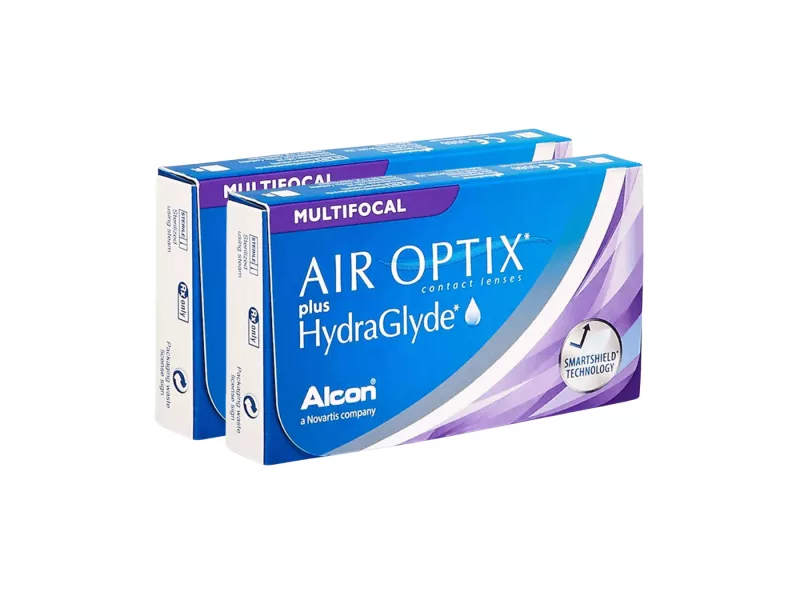 Air Optix plus HydraGlyde Multifocal (12 šošovky)