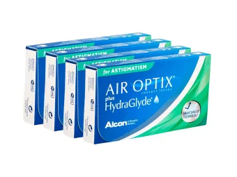Air Optix plus HydraGlyde for Astigmatism (24 šošovky)