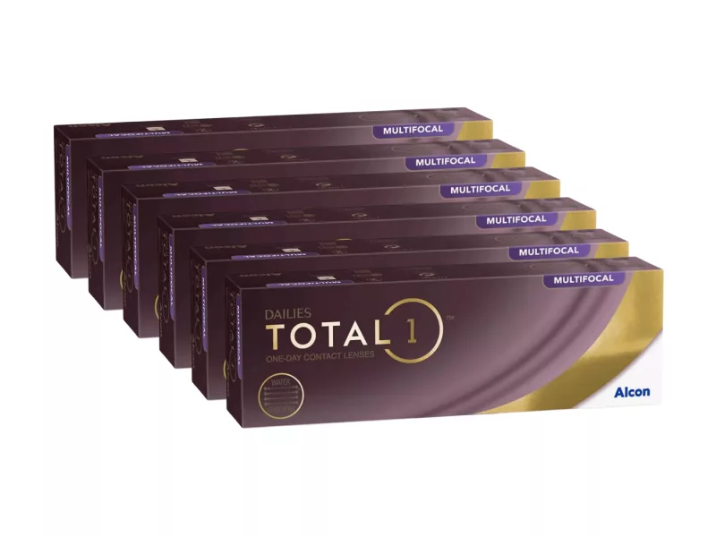 Dailies Total 1 Multifocal (180 šošovky)