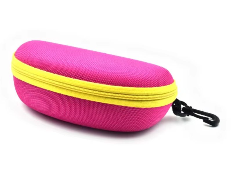Puzdro na okuliare nepremokavý pink/Žltý
