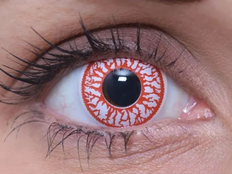 ColourVUE Crazy Krvavé oko (2 šošovky)