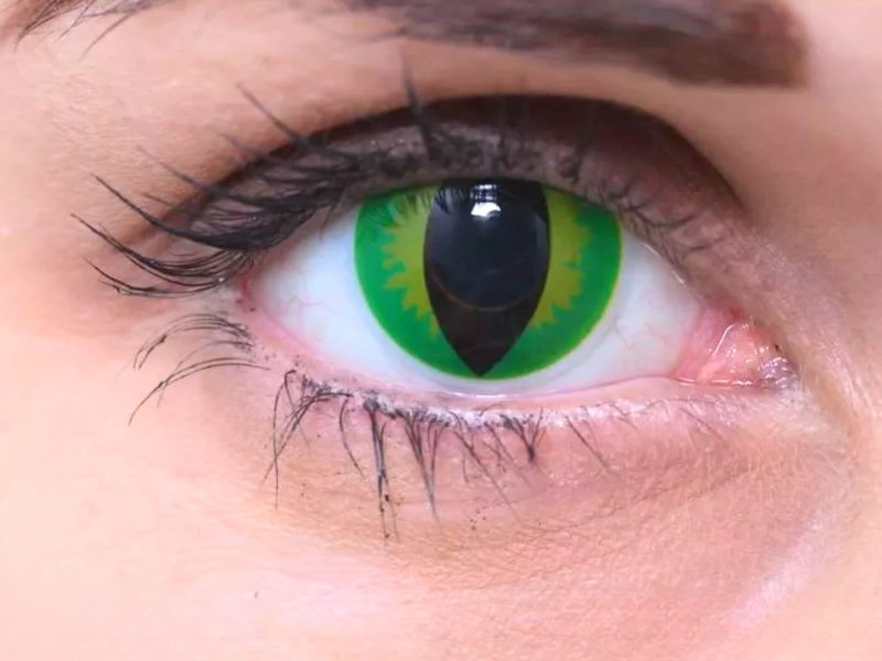 ColourVUE Crazy Zelená Dračie oko (2 šošovky)