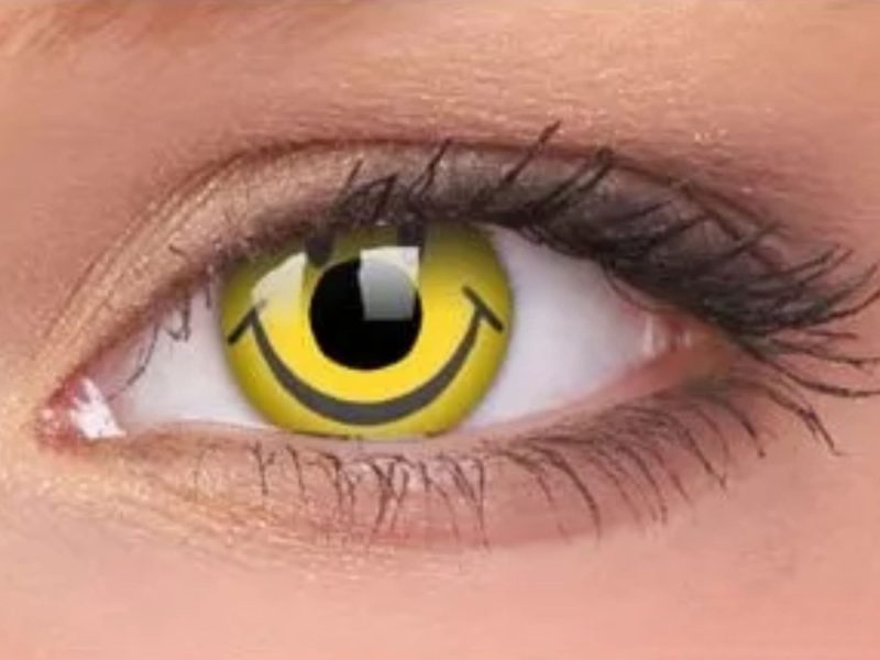 ColourVUE Crazy Smiley (2 šošovky) - bez dioptrie