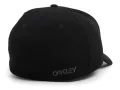 Oakley 912209-02E 6 Panel Stretch Metallic Hat Blackout L/XL