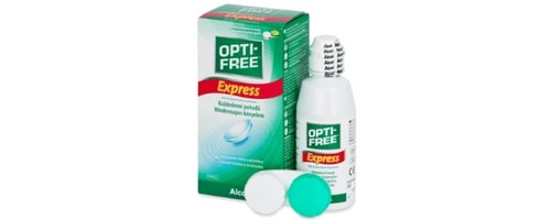 OPTI-FREE Express 120 ml riešenie pre kontaktné šošovky s puzdrom